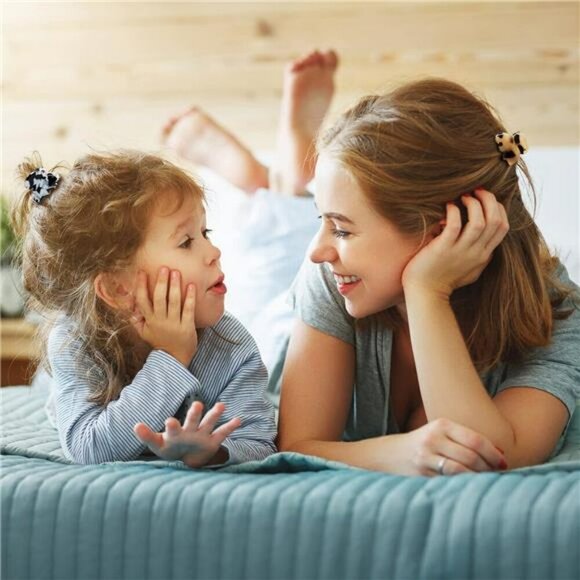 Mini Hair Claw Clips Tortoise Shell Small Jaw Clips Thick Thin Hair 6 Pack Set - Picture 6 of 8